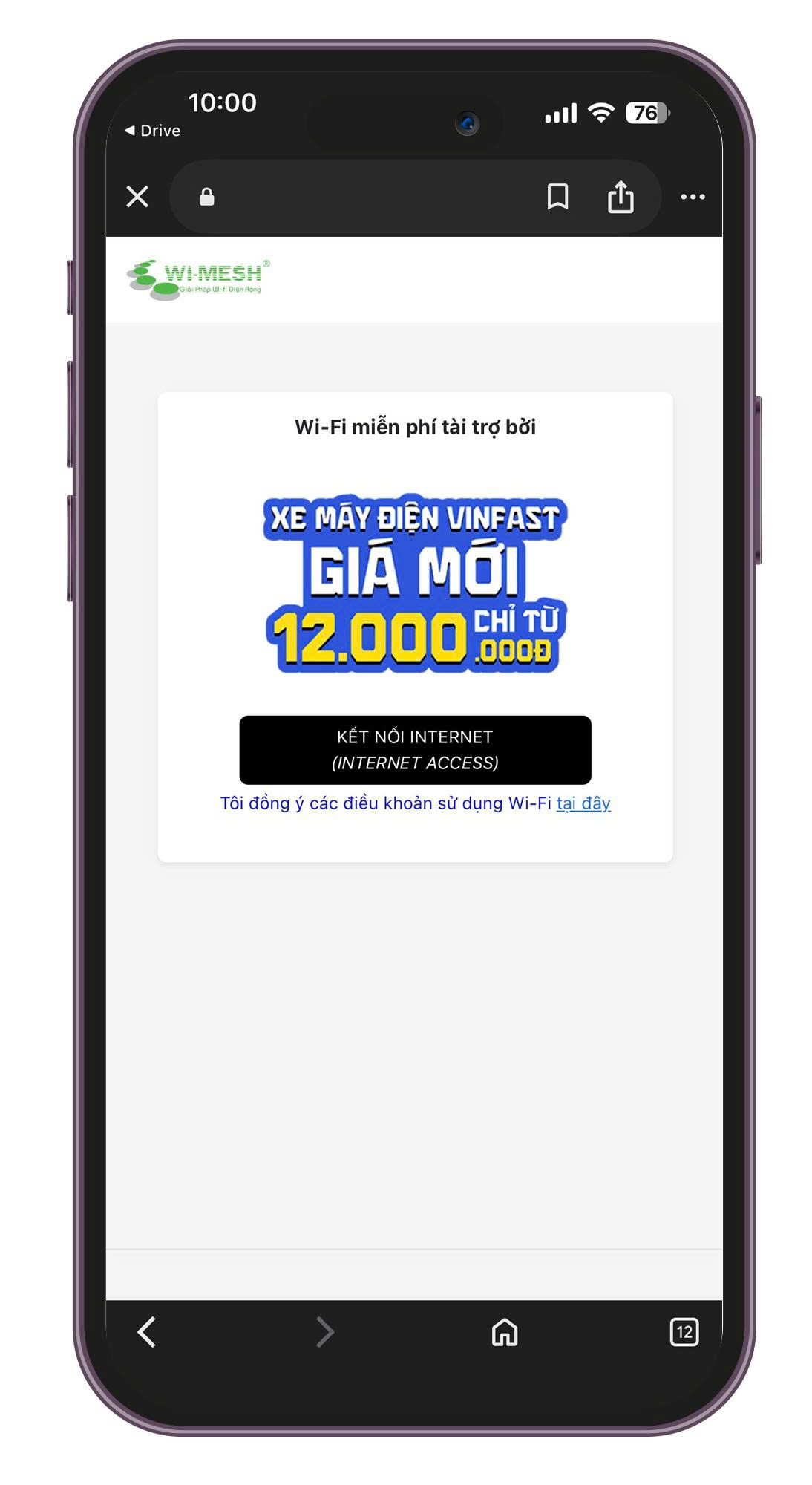 Demo quảng cáo VinFast